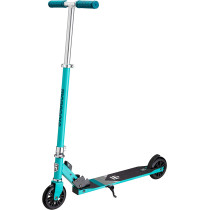 Mongoose Trace Youth Kick Scooter Folding and Non-Folding Design, Regular, Lighted, and Air Filled Wheels, Multiple Colors Teal