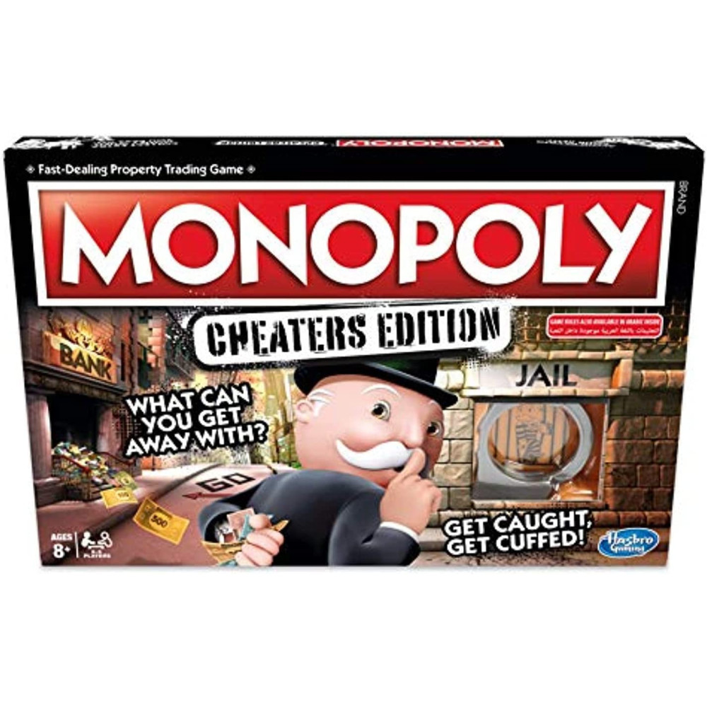 Monopoly Game: Cheaters Edition Board Game Ages 8 And Up Multicolour
