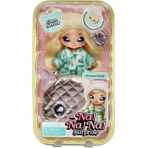 Na Na Na Surprise Glam Series Victoria Grand Fashion Doll And Metallic Chihuahua Purse, Blonde Hair, Cute Dog Ear Hat Outfit & Accessories, 2 In 1 Kids Gift, Toy For Girls & Boys Ages 5 6 7 8+ Years