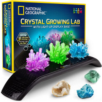 National Geographic Crystal Growing Lab With Light Up Display Base