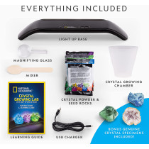 National Geographic Crystal Growing Lab With Light Up Display Base