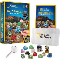 National Geographic Rock & Mineral Starter Kit, Multi Color, Rtngdino2Int