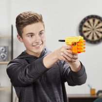 Nerf Alpha Strike Fang Qs 4 Blaster    4 Dart Blasting    10 Official Nerf Elite Darts    Easy Load Prime Fire