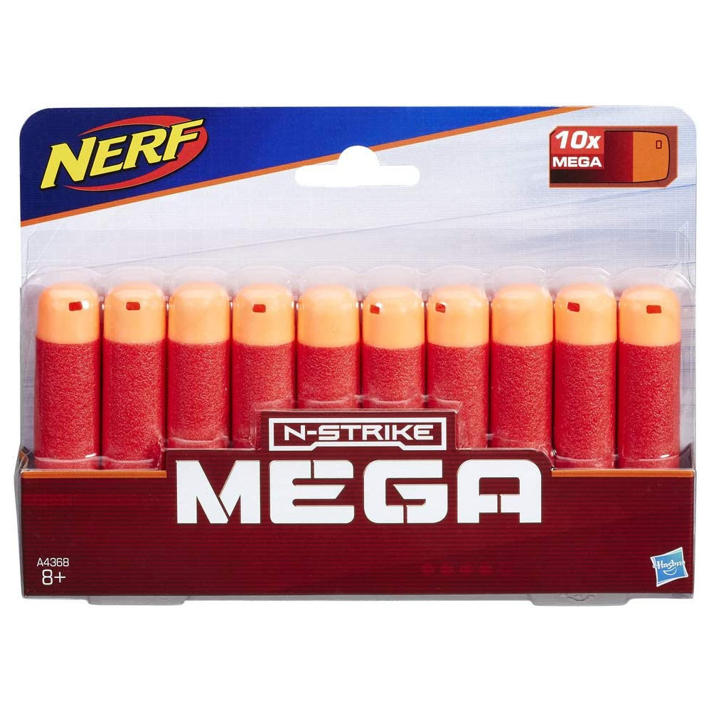 Nerf Darts 10 Pack Refill For Nerf Mega Blasters Official Nerf Mega Darts For Kids, Teens, Adults