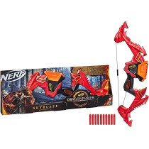 Nerf Dragonpower Skyblaze Dart Bow, Inspired By Dungeons And Dragons, Dragon Bow Action, 10 Official Nerf Elite Darts, 5 Dart Storage, Multicolour, F0809Eu4