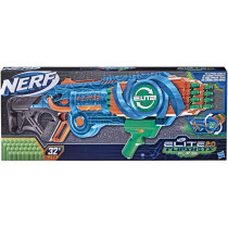 Nerf Elite 2.0 Flipshots Flip 32 Blaster With 32 Dart Barrels That Flip To Double Your Firepower, 32 Dart Capacity, 32 Nerf Elite Darts, Multicolour, F2553Eu4