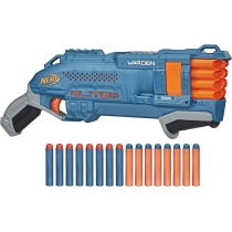 Nerf Elite 2.0 Warden Db 8 Blaster, 16 Official Nerf Darts, Blast 2 Darts At Once, Tactical Rail For Customizing Capability, Slam Fire, Multicolour, E9959, 6.67 X 50.8 X 21.59 Cm