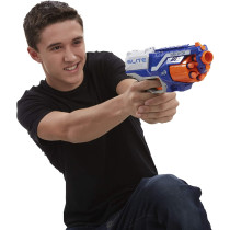 Nerf Elite Disruptor Blaster, 6 Dart Rotating Drum, 6 Nerf Elite 2.0 Darts, Slam Fire, Nerf Blaster For Kids Outdoor Games