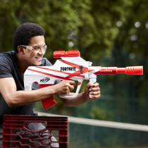 Nerf Fortnite B Ar Motorized Dart Blaster    Fortnite Converge Wrap, Motorized 10 Dart Blasting, 10 Dart Clip, 10 Official Nerf Elite Darts