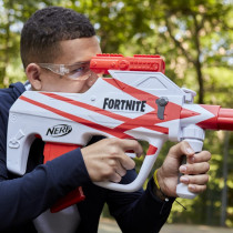 Nerf Fortnite B Ar Motorized Dart Blaster    Fortnite Converge Wrap, Motorized 10 Dart Blasting, 10 Dart Clip, 10 Official Nerf Elite Darts