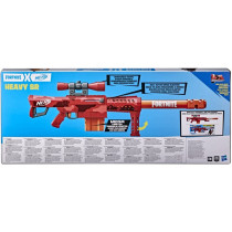 Nerf Fortnite Heavy Sr Blaster, Longest Nerf Fortnite Blaster Ever, Removable Scope, Bolt Action, 6 Official Nerf Mega Darts, 6 Dart Clip