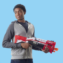 Nerf Fortnite Ts Blaster    Pump Action Dart Blaster, 8 Official Nerf Mega Fortnite Darts, Dart Storage Stock    For Youth, Teens, Adults
