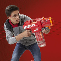 Nerf Mega Motostryke Motorized 10 Dart Blaster    Includes 10 Official Nerf Mega Darts And 10 Dart Clip    For Kids, Teens, Adults