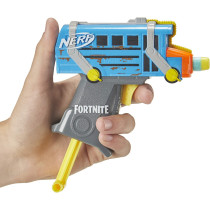 Nerf Microshots Fortnite Micro Battle Bus    Mini Dart Firing Blaster And 2 Official Nerf Elite Darts    For Youth, Teens, Adults