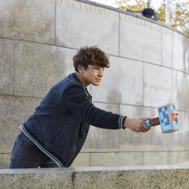 Nerf Minecraft Stormlander Dart Blasting Hammer, Fires 3 Darts, Includes 3 Official Elite Darts, Pull Back Priming Handle