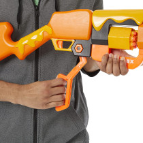 Nerf Roblox Adopt Me: Bees Lever Action Blaster, 8 Nerf Elite Darts, Code To Unlock In Game Virtual Item