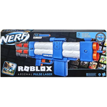 Nerf Roblox Arsenal: Pulse Laser Motorised Dart Blaster, 10 Nerf Darts, Clip, Code To Unlock In Game Virtual Item