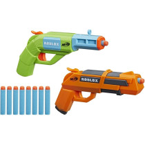 Nerf Roblox Jailbreak: Armory, Includes 2 Hammer Action Blasters, 10 Nerf Elite Darts, Code To Unlock In Game Virtual Item
