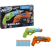 Nerf Roblox Jailbreak: Armory, Includes 2 Hammer Action Blasters, 10 Nerf Elite Darts, Code To Unlock In Game Virtual Item