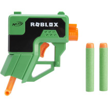 Nerf Roblox Phantom Forces: Boxy Buster Dart Blaster, Pull Down Priming Handle, 2 Nerf Elite Darts, Code To Unlock In Game Virtual Item