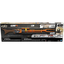 Nerf Star Wars Amban Phase Pulse Blaster, The Mandalorian, Scope, 10 Official Nerf Elite Darts, Breech Load, 50.25 Inches Long