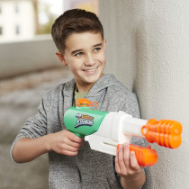 Nerf Super Soaker Hydro Frenzy Water Blaster, Wild 3 In 1 Soaking Fun, Adjustable Nozzle, 2 Water Launching Tubes, For Kids Teens Adults