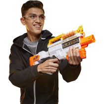Nerf Ultra Dorado Motorized Blaster, Gold Accents, Fast Back Loading, 12 Darts, Compatible Only With Nerf Ultra Darts