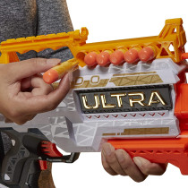 Nerf Ultra Dorado Motorized Blaster, Gold Accents, Fast Back Loading, 12 Darts, Compatible Only With Nerf Ultra Darts