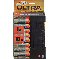 Nerf Ultra Refill Pack Includes 10 Dart Nerf Ultra Clip And 10 Official Nerf Ultra Darts Compatible Only With Nerf Ultra Blasters, Multicolour, E9016Eu4