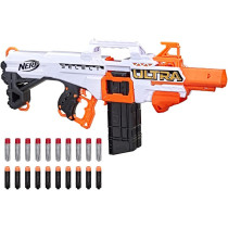 Nerf Ultra Select Fully Motorized Blaster, Fire For Distance Or Accuracy, Includes Clips And Darts, Compatible Only With Nerf Ultra Darts, Multicolour, F0958U50