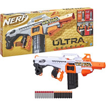 Nerf Ultra Select Fully Motorized Blaster, Fire For Distance Or Accuracy, Includes Clips And Darts, Compatible Only With Nerf Ultra Darts, Multicolour, F0958U50