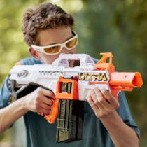 Nerf Ultra Select Fully Motorized Blaster, Fire For Distance Or Accuracy, Includes Clips And Darts, Compatible Only With Nerf Ultra Darts, Multicolour, F0958U50