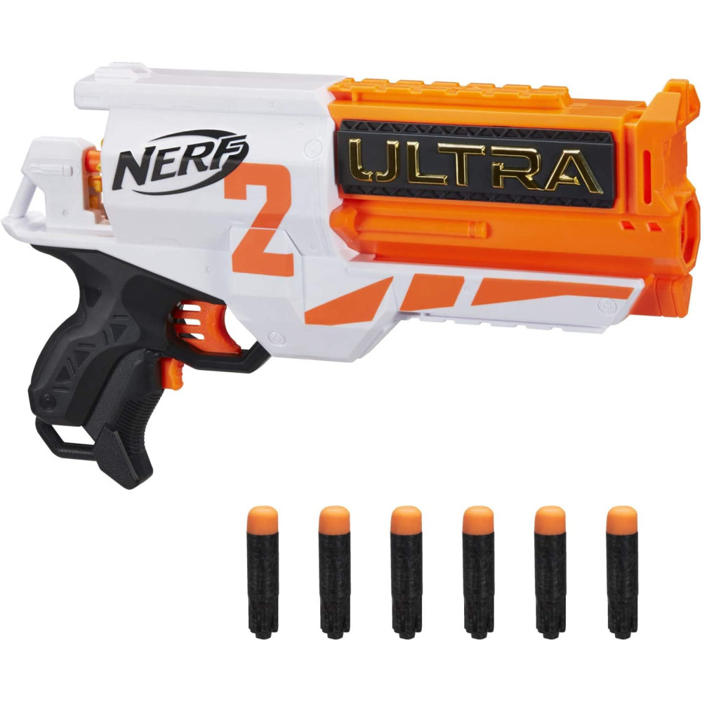 Nerf Ultra Two Motorized Blaster Fast Back Reloading, 6 Nerf Ultra Darts Compatible Only With Nerf Ultra Darts