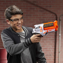 Nerf Ultra Two Motorized Blaster    Fast Back Reloading, 6 Nerf Ultra Darts    Compatible Only With Nerf Ultra Darts