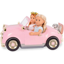 Our Generation 70.67051 In The Driver Seat Retro Cruiser Car For 18 Doll, Various