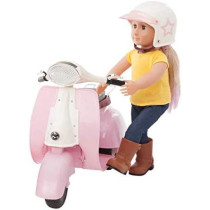Our Generation Bd37131Z Scooter Pink & Ivory