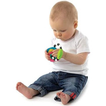 Playgro Teething And Grip Ring Trio, Multicoloured
