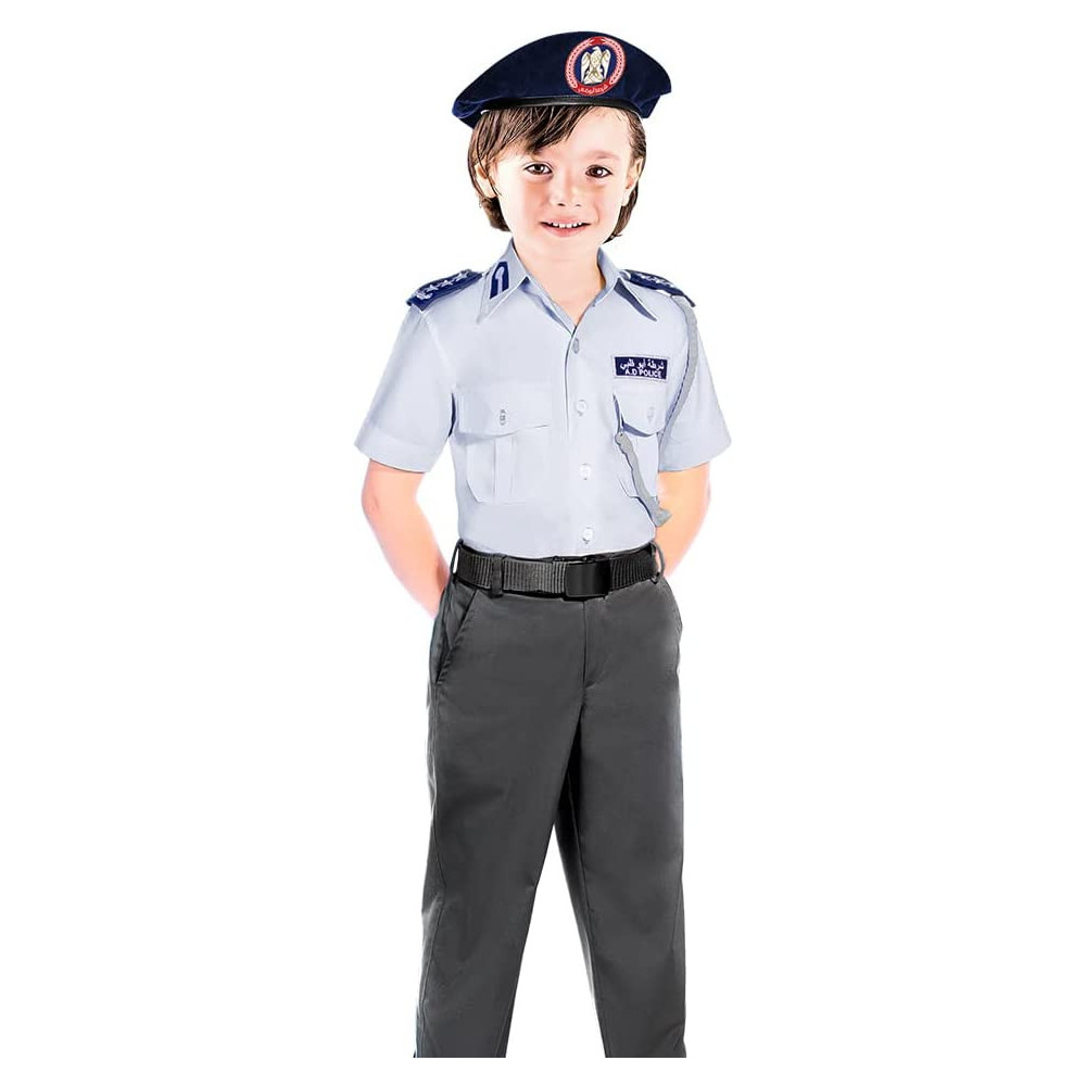 Police Man Costume For Boys Size 8-9 years
