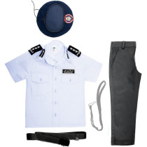 Police Man Costume For Boys Size 8-9 years