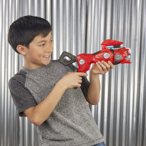 Power Rangers Beast Morphers Cheetah Beast Blaster From Power Rangers Tv Show - Power Rangers Red Ranger Roleplay Toy, Includes 3 Nerf Darts