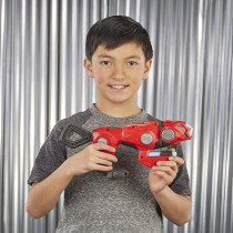 Power Rangers Beast Morphers Cheetah Beast Blaster From Power Rangers Tv Show - Power Rangers Red Ranger Roleplay Toy, Includes 3 Nerf Darts