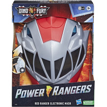 Power Rangers Dino Fury Red Ranger Electronic Mask Roleplay Toy For Costume And Dress Up Inspired By The Power Rangers Tv Show Ages 5 And Up, Multicolour, F2281