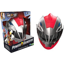 Power Rangers Dino Fury Red Ranger Electronic Mask Roleplay Toy For Costume And Dress Up Inspired By The Power Rangers Tv Show Ages 5 And Up, Multicolour, F2281