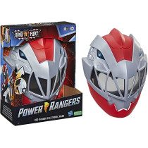 Power Rangers Dino Fury Red Ranger Electronic Mask Roleplay Toy For Costume And Dress Up Inspired By The Power Rangers Tv Show Ages 5 And Up, Multicolour, F2281