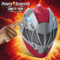 Power Rangers Dino Fury Red Ranger Electronic Mask Roleplay Toy For Costume And Dress Up Inspired By The Power Rangers Tv Show Ages 5 And Up, Multicolour, F2281