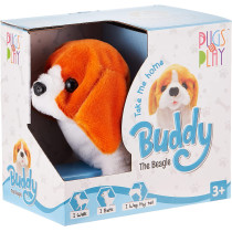 Pugs At Play Buddy Walking Dog, Furry Friends, St-Pap03