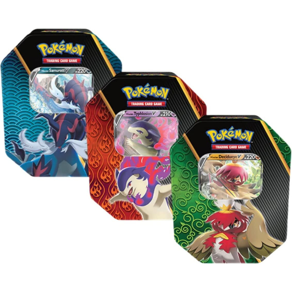 Pokemon Pok87044 Pokemon-Power Tin Display (Character Sent At Random), Multi-Coloured