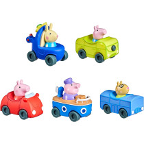 Peppa Pig Peppa'S Adventures Peppa And Friends Mini Buggies Preschool Toy, 5 Vehicles, Ages 3 And Up, Multicolour, F25155L0