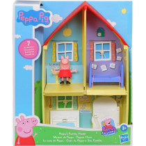 Peppa Pig Peppa'S Adventures Peppa'S Family House Playset Preschool Toy, Includes Peppa Pig Figure And 6 Accessories