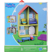 Peppa Pig Peppa'S Adventures Peppa'S Family House Playset Preschool Toy, Includes Peppa Pig Figure And 6 Accessories